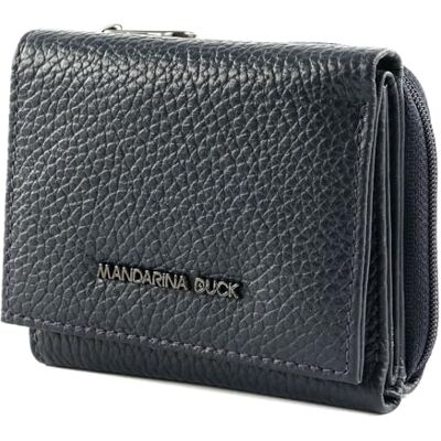 Mandarina Duck Mellow Leather Wallet, Accesorio de Viaje-Billetera Mujeres, Dress Blue, Talla única Mandarina Duck Mellow Leather Wallet, Accesorio de Viaje-Billetera Mujeres, Dress Blue, Talla única