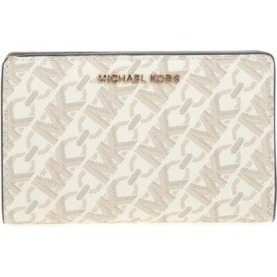 Michael Kors MD Snap ZA Wallet Women Vanilla/LUGG Size One Size Michael Kors MD Snap ZA Wallet Women Vanilla/LUGG Size One Size