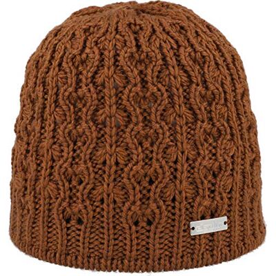 Eisglut Emilia Gorro de Lana Merino para Mujer (Talla M, 57-58 cm), Color Caramelo Eisglut Emilia Gorro de Lana Merino para Mujer (Talla M, 57-58 cm), Color Caramelo
