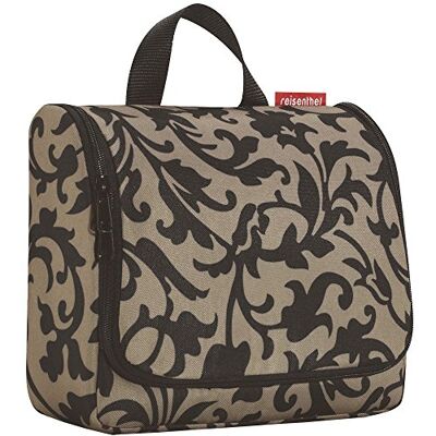 reisenthel toiletbag XL en Baroque Taupe práctico Neceser con Gancho, Material hidrófugo reisenthel toiletbag XL en Baroque Taupe práctico Neceser con Gancho, Material hidrófugo