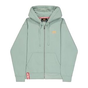 Alpha Basic Zip SL Hoodie para Hombre Frost Green M Alpha Basic Zip SL Hoodie para Hombre Frost Green M