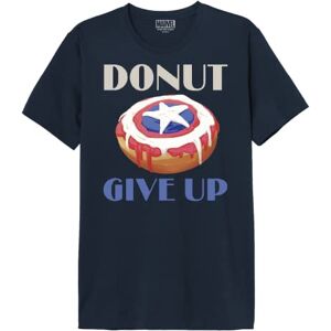 Marvel Camiseta Hombre, Azul Marino, 3XL Marvel Camiseta Hombre, Azul Marino, 3XL