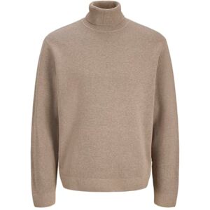 JACK & JONES Jprblamilano Stitch Knit Roll Neck, Greige, XXL para Hombre JACK & JONES Jprblamilano Stitch Knit Roll Neck, Greige, XXL para Hombre
