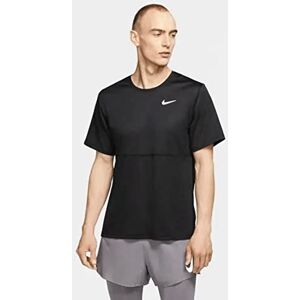 Nike M Nk Breathe Run Top SS T-Shirt, Hombre, Black/Black/(Reflective silv) (c/o.), 2XL Nike M Nk Breathe Run Top SS T-Shirt, Hombre, Black/Black/(Reflective silv) (c/o.), 2XL