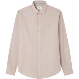 SPRINGFIELD Camisa Oxford Tencel Melange con Melocotón, Beige, S SPRINGFIELD Camisa Oxford Tencel Melange con Melocotón, Beige, S