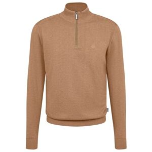 bugatti Jersey de Punto Troyer para Hombre, Cuello Alto, Cremallera Corta, Corte Regular, 60-Pardo, L bugatti Jersey de Punto Troyer para Hombre, Cuello Alto, Cremallera Corta, Corte Regular, 60-Pardo, L