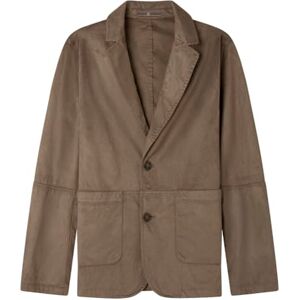 SPRINGFIELD Blazer De Ante Cruzado Y Corte Regular. 92% Poliéster, Bronceado, L SPRINGFIELD Blazer De Ante Cruzado Y Corte Regular. 92% Poliéster, Bronceado, L