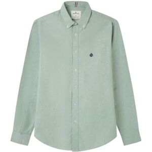 SPRINGFIELD Oxford Original con Bordado De Árbol. 100% Algodón Bci, Verde, S SPRINGFIELD Oxford Original con Bordado De Árbol. 100% Algodón Bci, Verde, S