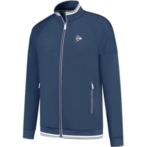 Dunlop Chaqueta De Tenis De Punto Club Para Hombre, Azul Marino, XXXL Dunlop Chaqueta De Tenis De Punto Club Para Hombre, Azul Marino, XXXL