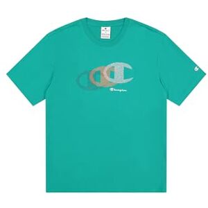 Champion Legacy Camiseta Estampada para Hombre, Color Verde (GS130), Talla M, Verde (Gs130), M Champion Legacy Camiseta Estampada para Hombre, Color Verde (GS130), Talla M, Verde (Gs130), M