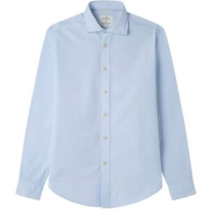 SPRINGFIELD Nueva Camisa Oxford Ligera con Hueso De Ballena Extraíble En El Cuello De Solapa, Azul, M SPRINGFIELD Nueva Camisa Oxford Ligera con Hueso De Ballena Extraíble En El Cuello De Solapa, Azul, M