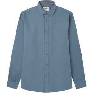 SPRINGFIELD Camisa Oxford Piece Dye LS, Azul Ahumado, XL para Hombre SPRINGFIELD Camisa Oxford Piece Dye LS, Azul Ahumado, XL para Hombre