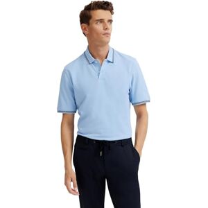 bugatti Polo de Manga Corta para Hombre, Moderno, Elegante, algodón, clásico, cómodo, Verano, Ocio, 320-azul Claro, L bugatti Polo de Manga Corta para Hombre, Moderno, Elegante, algodón, clásico, cómodo, Verano, Ocio, 320-azul Claro, L