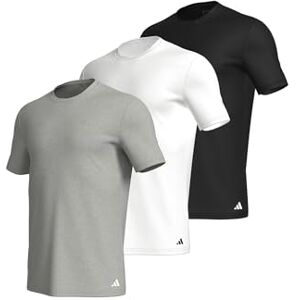 Adidas Camiseta de Cuello Redondo para Hombre (3 Unidades) Active Core Cotton Baselayer-Shirt (3 Unidades), Assorted_, S Adidas Camiseta de Cuello Redondo para Hombre (3 Unidades) Active Core Cotton Baselayer-Shirt (3 Unidades), Assorted_, S
