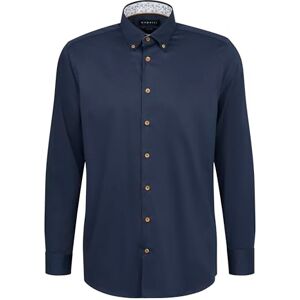 bugatti Camisa para Hombre de Manga Larga con Botones, Corte Moderno, 390-azul Marino, S bugatti Camisa para Hombre de Manga Larga con Botones, Corte Moderno, 390-azul Marino, S