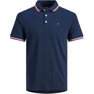JACK & JONES Jjebasic Polo SS Noos, Polo Hombre, Navy Blazer, M JACK & JONES Jjebasic Polo SS Noos, Polo Hombre, Navy Blazer, M