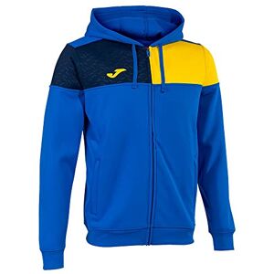 JOMA - Moletom Zip Azul Crew V - Azul - 12-14 - Hoodie JOMA - Moletom Zip Azul Crew V - Azul - 12-14 - Hoodie