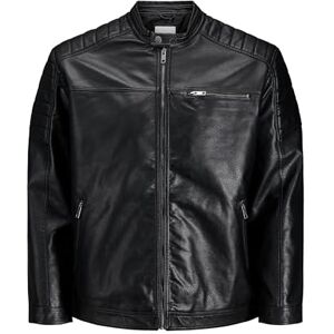 JACK & JONES Jjerocky Noos Ps Jacket Chaqueta, Black, XXL Grande Hombre JACK & JONES Jjerocky Noos Ps Jacket Chaqueta, Black, XXL Grande Hombre