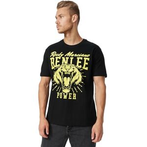 Ben Lee Tiger Power Camiseta para hombre, Negro / Amarillo, XL Ben Lee Tiger Power Camiseta para hombre, Negro / Amarillo, XL