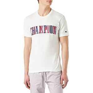 Champion Rochester 1919 Bookstore Crewneck S-s Camiseta, Offwhite (Bdb), XS, Hombre