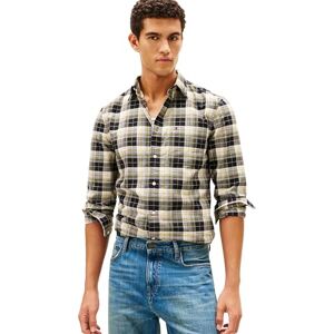 Tommy Hilfiger Camiseta Oxford Heritage RF L/S para Hombre, Negro (Negro/Cuadro), S, Negro (Negro/Cuadro), S Tommy Hilfiger Camiseta Oxford Heritage RF L/S para Hombre, Negro (Negro/Cuadro), S, Negro (Negro/Cuadro), S