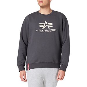 Alpha Basic Sudadera, Hombre, Gris (Greyblack 136), S Alpha Basic Sudadera, Hombre, Gris (Greyblack 136), S