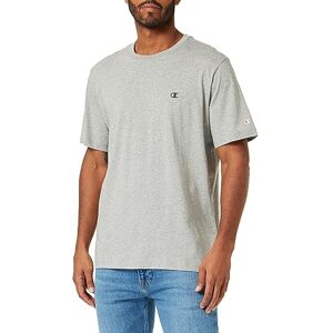 Champion Legacy Basics-S-s Crewneck Camiseta para Hombre, Gris Melange Claro., M Champion Legacy Basics-S-s Crewneck Camiseta para Hombre, Gris Melange Claro., M
