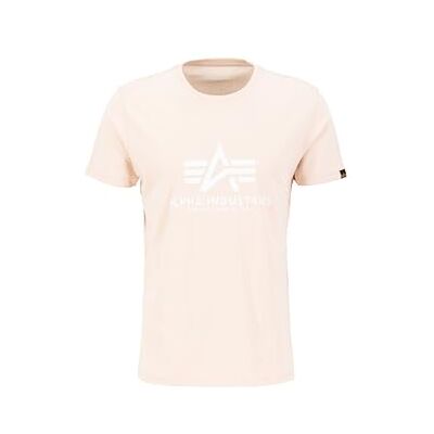 Alpha Basic T-Shirt para Hombre, Talla XL, Color Pale Peach Alpha Basic T-Shirt para Hombre, Talla XL, Color Pale Peach