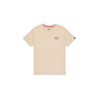 Alpha Signature Camo T-Shirt para Hombre Organic Beige XXL Alpha Signature Camo T-Shirt para Hombre Organic Beige XXL