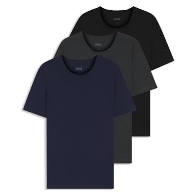 Boss T-Shirt RN 3p Co, Camiseta para Hombre, Open Blue 497, XL Boss T-Shirt RN 3p Co, Camiseta para Hombre, Open Blue 497, XL