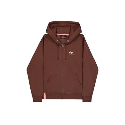 Alpha Basic Zip SL Hoodie Chaqueta para hombre Powder Brown XL Alpha Basic Zip SL Hoodie Chaqueta para hombre Powder Brown XL