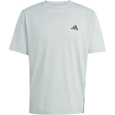 Adidas Uomo Workout Essentials FEELREADY 3 Stripes T-Shirt, Wonder Sage/Black, XS Adidas Uomo Workout Essentials FEELREADY 3 Stripes T-Shirt, Wonder Sage/Black, XS