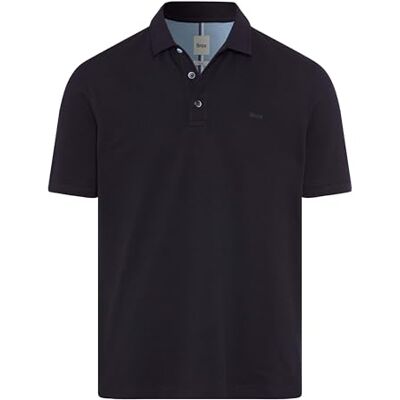 BRAX Style Pete Hi-Flex Pique Pima Cotton Basic Polo, 23 Navy, L BRAX Style Pete Hi-Flex Pique Pima Cotton Basic Polo, 23 Navy, L