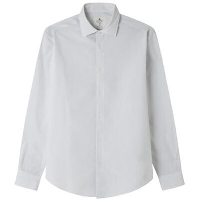 SPRINGFIELD Camisa De Popelina De Rayas Diarias, Azul, L SPRINGFIELD Camisa De Popelina De Rayas Diarias, Azul, L