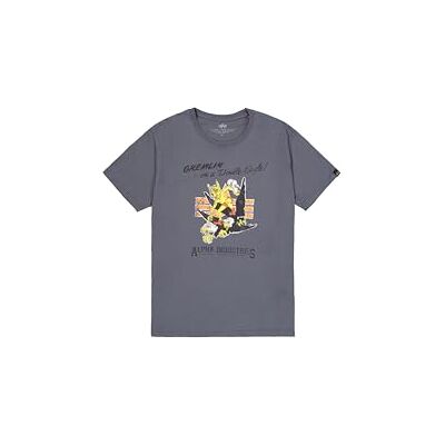 Alpha Camiseta Gremlin para Hombre Greyblack Alpha Camiseta Gremlin para Hombre Greyblack