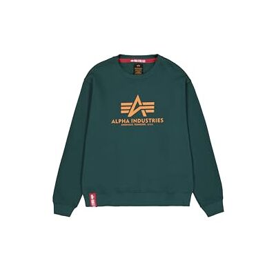 Alpha Basic Sudadera para Hombre Force Green XS Alpha Basic Sudadera para Hombre Force Green XS
