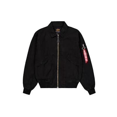 Alpha CWU-36/P Canvas Light Bomber Chaqueta para hombre Black S Alpha CWU-36/P Canvas Light Bomber Chaqueta para hombre Black S