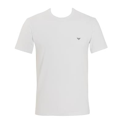 Giorgio Armani Camiseta de algodón con Cuello Redondo para Hombre, Color Blanco, XXL, Ajustada, Blanco, XXL Giorgio Armani Camiseta de algodón con Cuello Redondo para Hombre, Color Blanco, XXL, Ajustada, Blanco, XXL