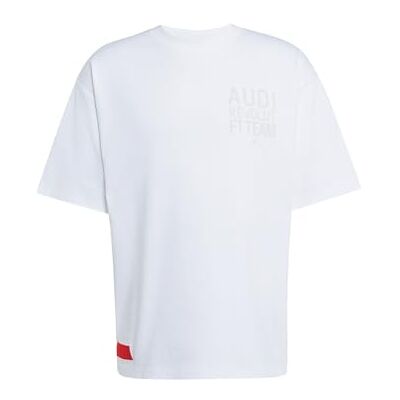 Adidas Hombre Audi Revolut Formula One Team Elevated Graphic II Shirt, White/hi-Res Red, 3XL Adidas Hombre Audi Revolut Formula One Team Elevated Graphic II Shirt, White/hi-Res Red, 3XL