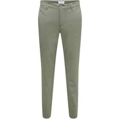 Only & Sons Chino Trousers ONSMARK Slim Fit Chino Trousers Castor Gray 38 32 Castor Gray Only & Sons Chino Trousers ONSMARK Slim Fit Chino Trousers Castor Gray 38 32 Castor Gray
