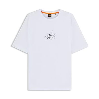 Boss Camiseta para Hombre Te_Voyage, 100 Blanco, L Boss Camiseta para Hombre Te_Voyage, 100 Blanco, L