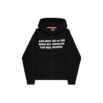 Alpha Defense Zip Hoodie Chaqueta para hombre Black XL Alpha Defense Zip Hoodie Chaqueta para hombre Black XL