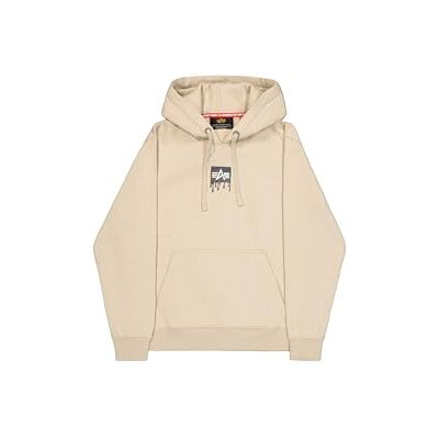 Alpha Dripping Camo Print Sudadera con Capucha para Hombre Organic Beige M Alpha Dripping Camo Print Sudadera con Capucha para Hombre Organic Beige M