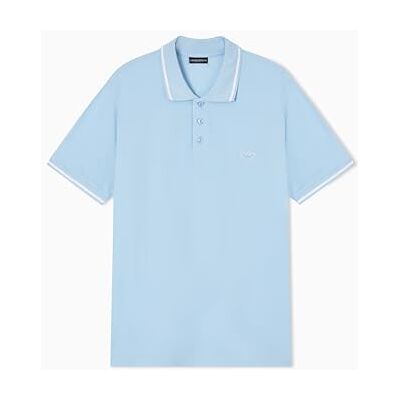 Giorgio Armani Camisa de Polo, Azul Claro, M para Hombre Giorgio Armani Camisa de Polo, Azul Claro, M para Hombre