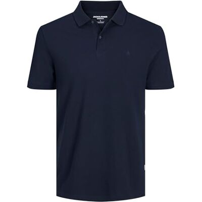 JACK & JONES Jjepaulos Polo Ss Noos Polo, Hombre, Armada Blazer, XL JACK & JONES Jjepaulos Polo Ss Noos Polo, Hombre, Armada Blazer, XL