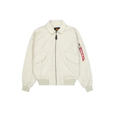 Alpha CWU-36/P Canvas Light Bomber Chaqueta para hombre Stone S Alpha CWU-36/P Canvas Light Bomber Chaqueta para hombre Stone S