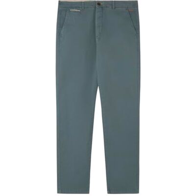 SPRINGFIELD Chino Slim Plain Basic Pantalón Liso, Azul, 44 para Hombre SPRINGFIELD Chino Slim Plain Basic Pantalón Liso, Azul, 44 para Hombre