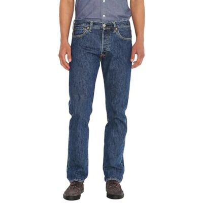 Levi's Hombre 501 Original Fit Vaqueros, Stonewash, 32W / 32L Levi's Hombre 501 Original Fit Vaqueros, Stonewash, 32W / 32L