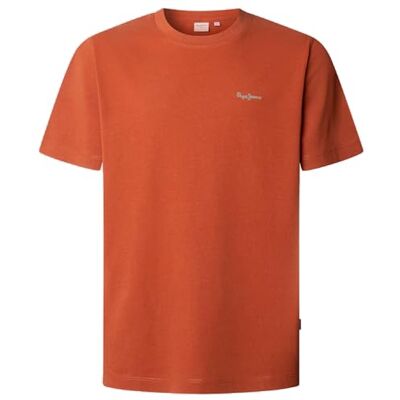 Pepe Jeans Camiseta Contrast Connor para Hombre, Color Rojo (Rojo ladrillo), Talla M, Rojo (Brick Red), M Pepe Jeans Camiseta Contrast Connor para Hombre, Color Rojo (Rojo ladrillo), Talla M, Rojo (Brick Red), M