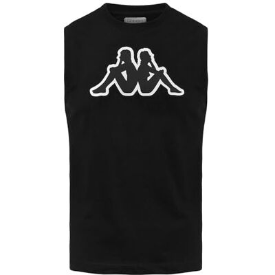 Kappa Logotipo de Dwal Camiseta, Negro, L Hombres Kappa Logotipo de Dwal Camiseta, Negro, L Hombres